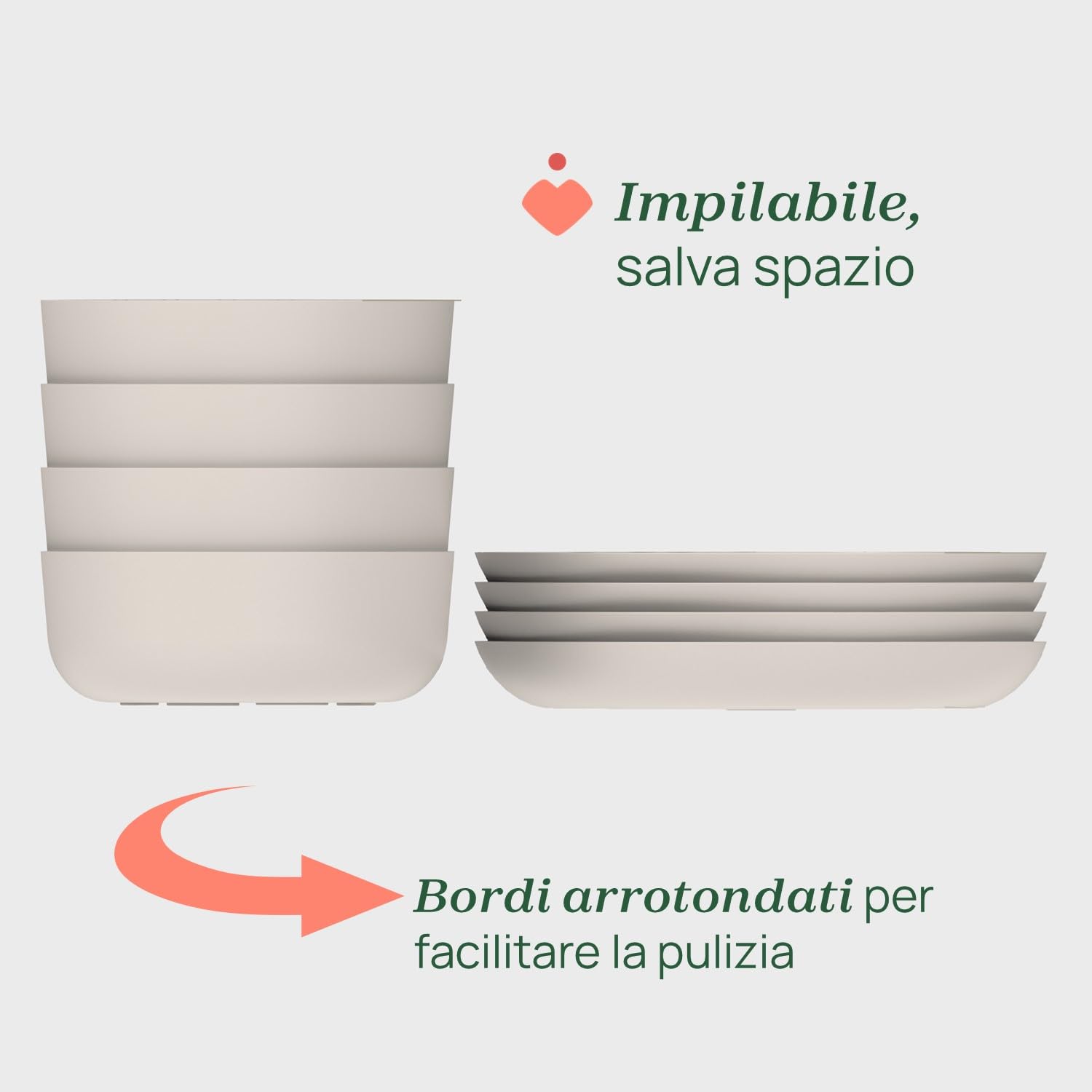 Chicco Set Piatti Bambini, Set Pappa Svezzamento con 1 Piatto Piano e 1 Ciotola, 2 Pezzi, Set piatti impilabili, Riutilizzabili, salvaspazio, 12+ Mesi, Azzurro