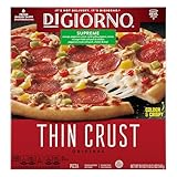 DIGIORNO Classic Thin Crust Supreme Pizza 19.1oz Package