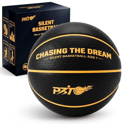 PZT Silent Basketball Size 7 with Fabric Cover for Indoor Training