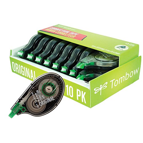 Rubans correcteurs originaux Tombow Mono lot de 80 pièces pour fournitures de bureau