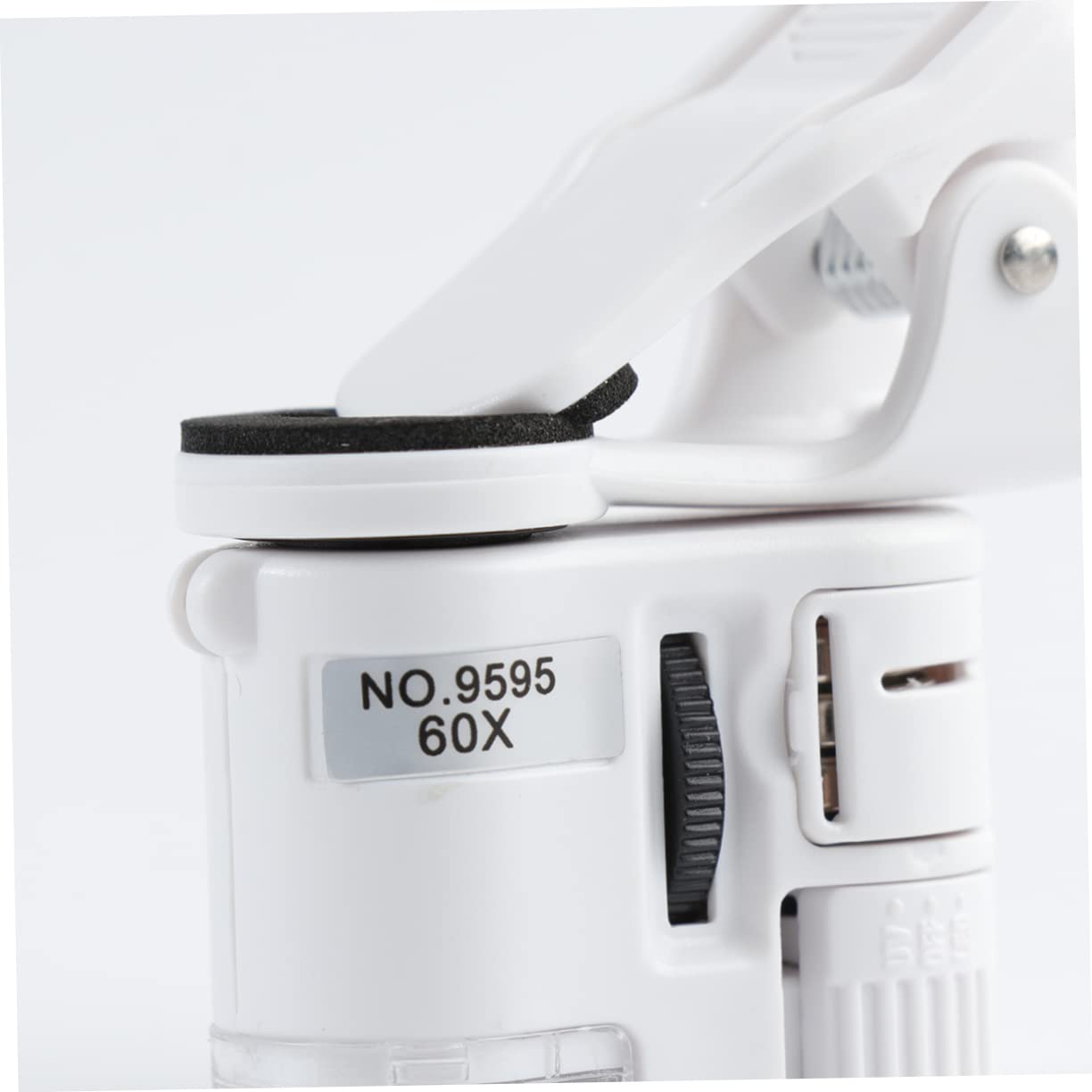 CORHAD Microscope Magnifier for Phone 60x Clip-on Camera for Jewelry Safe Convenient