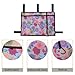 HEOPBIRD Walker Accessories Bag Backet Pouch Cup Holder for Folding Walker Seniors with Pockets Storage Organizer (Yellow Flower)