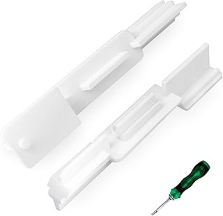 Sliding Shower Door Bottom Guide 2 Pack Old Door Track Guide Compatible with Sliding Shower Door Systems Shower Door Parts