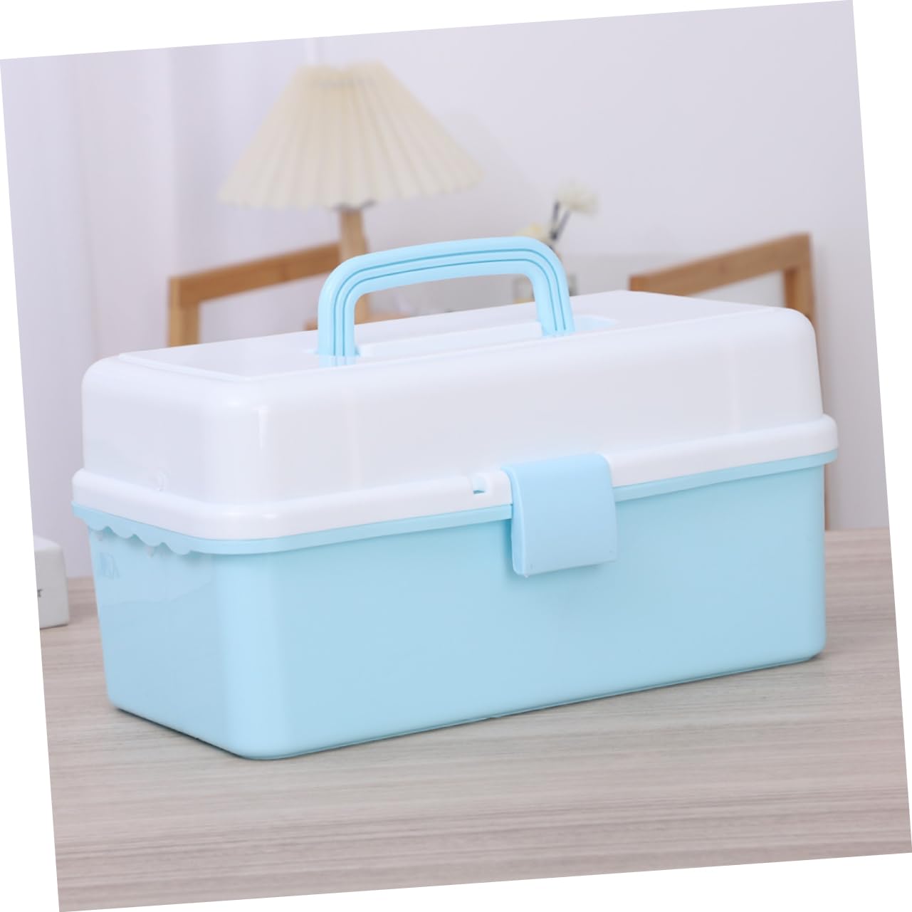 Parliky Multifunctional Art Supply Storage Box Versatile Organizer for Craft Tools Beads and Accessories for Home Travel and present Giving