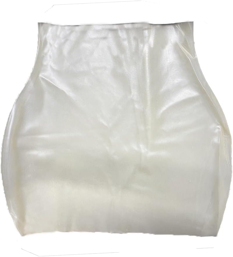 EXLATEX Women's Latex Rubber Gummi Black Mini Skirt