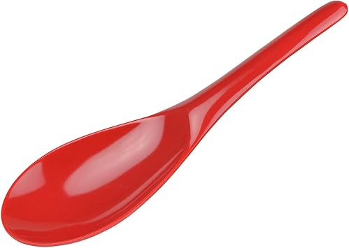 Gourmac Red Melamine Rice Spoon 8.5"