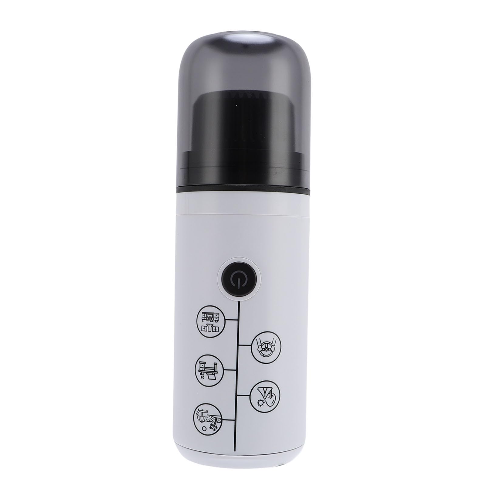 Pongnas Caffettiera Elettrica Portatile da 17 Bar per Viaggi in Campeggio all'aperto – Doppio Scomparto per caffè Macinato in Polvere e Capsule – Batteria Senza Fili da 2600 MAh – 120 Ml – Peso