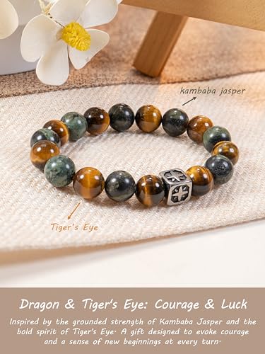 SENLLY Unique Gift Bracelet for Women, Crystal Beaded Stretch Jewelry - image 2