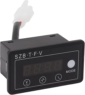 Engine Digital Display Meter, 90â€‘250V Generator Voltage Meter Quick Response Compact for Repair