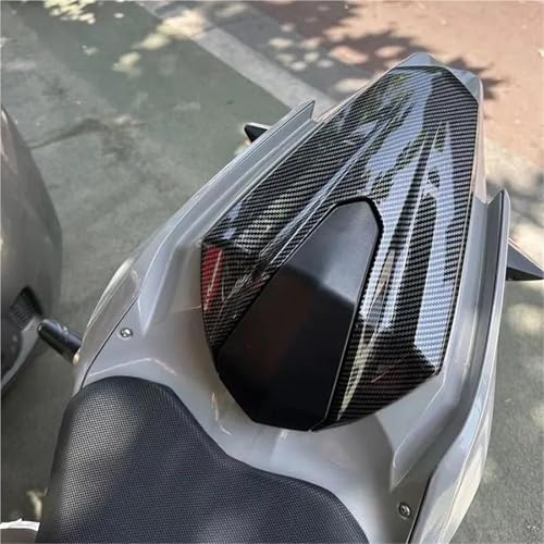 Capot de siège passager Ninja 400 et Z400 look carbone vert - 6