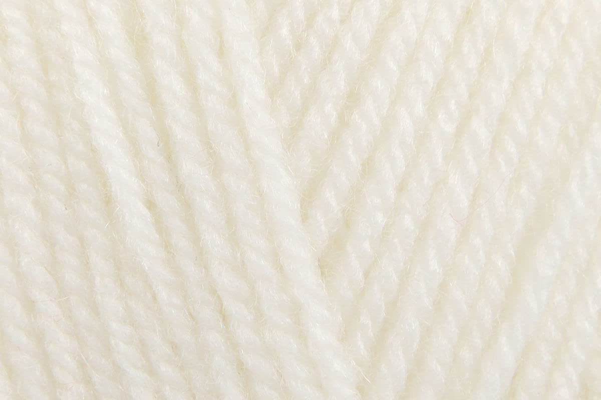 Sirdar Hayfield Bonus DK Crochet Yarn, 100% Acrylic Double Knitting Wool for Sweaters Jumpers Toys - 100g Balls - Cream (812) - Pack of 3 — image 1