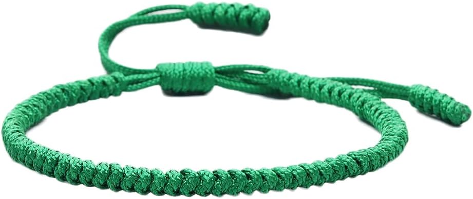 COLORFUL BLING Hand-Knitted Lucky String Bracelet Adjustable Tibetan Buddhist Prayer Yoga Mala Bracelets Kabbalah Protection Couple Jewelry