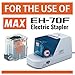 Max NO70FE Staple Cartridge for EH-70F Flat-Clinch Electric Stapler, 5,000/Box
