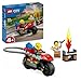 Produktbild LEGO City Feuerwehrmotorrad, Feuerwehr-Spielzeug für Kinder ab 4 Jahren mit Motorrad und 2 Minifiguren inkl. Feuerwehrmann, fantasievolles Spielerlebnis, Geschenk für Jungen und Mädchen 60410