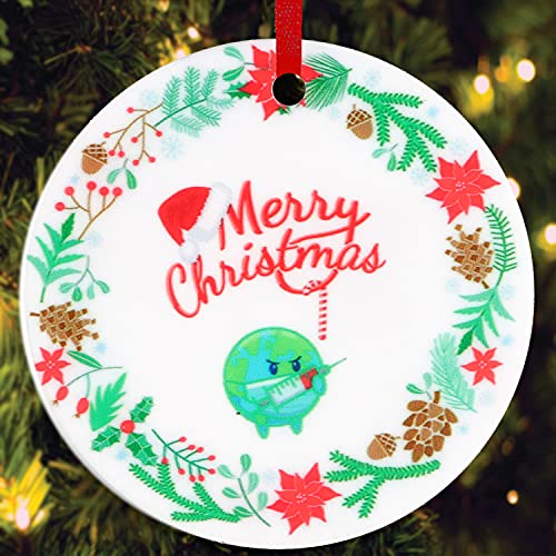 RHYTHMARTS Christmas Ornaments Novelty Christmas Decorations Xmas Tree Decorations - Merry Christmas