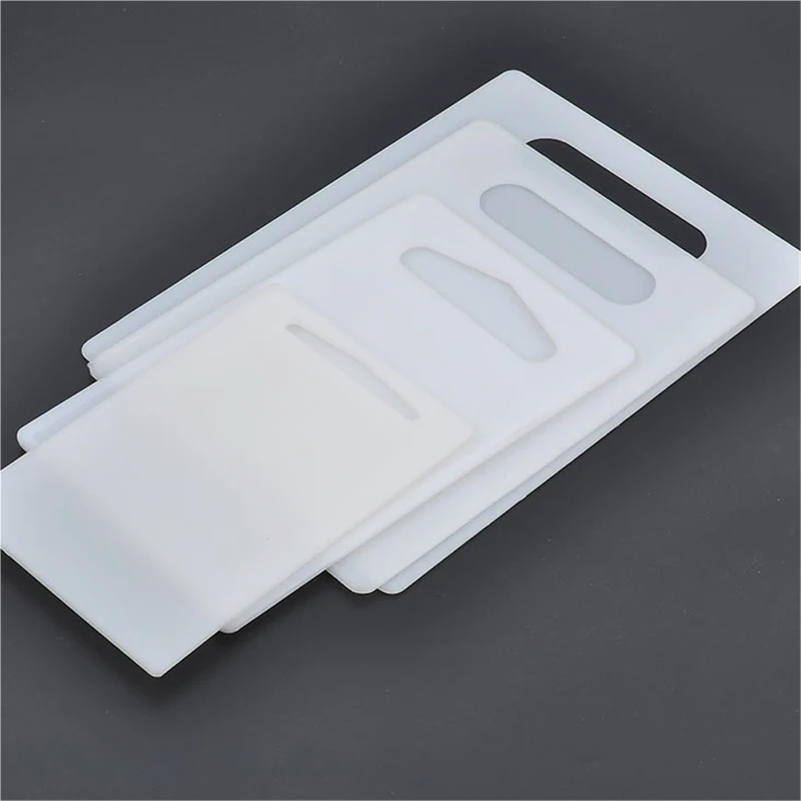 Tabla de cortar de plástico Tabla de cortar PP antideslizante for verduras y frutas, ideal for el hogar, la cocina camping, fácil limpiar transportar(25x17.5cm)