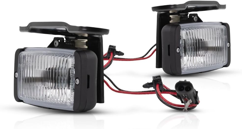 For Chevy/GMC C/K 10 1988-1997 Fog Light Assembly Pair Driver and Passenger Side | w/Bracket and Wiring | GM2592106 | GM2593106 | 16524927