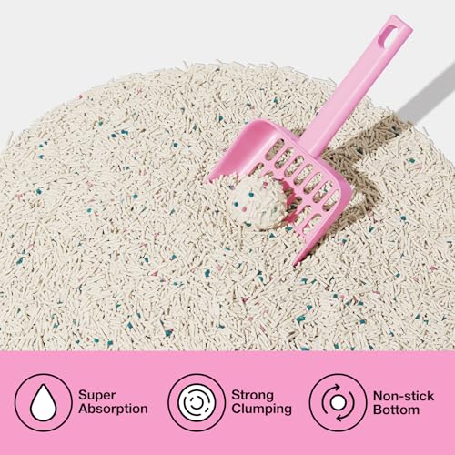 VETRESKA Cherry Blossom Tofu Cat Litter, Odor Control, 5.5lb×2bags | Natural Kitty Litter Strong Clumping Flushable Cat Litter Pellet Ultra Absorbent,Dust-Free,Low Tracking Deodorant Tofu Litter - Image 6