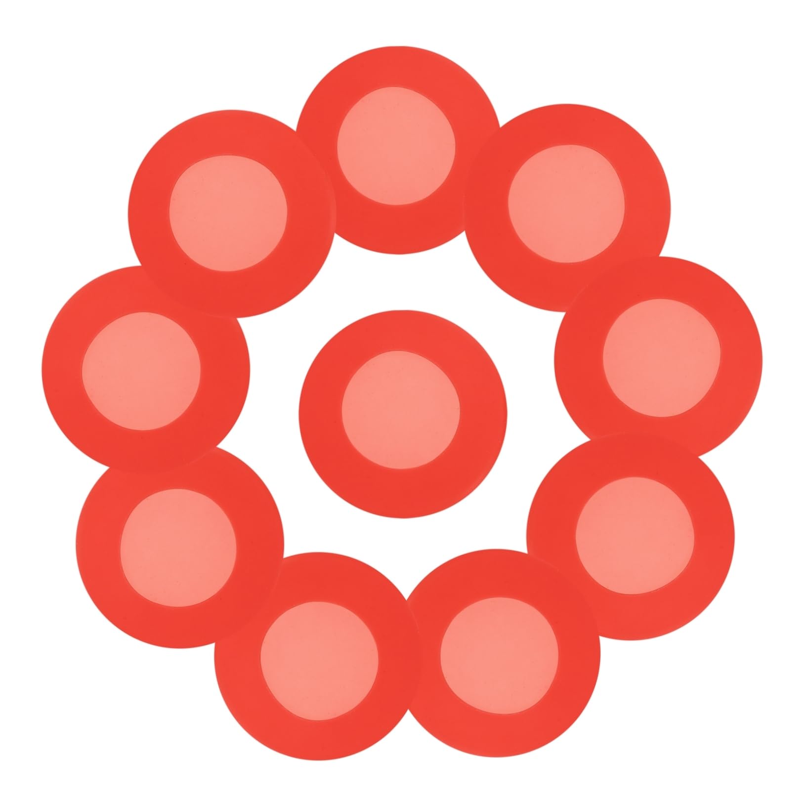 VILLFUL 3sets Non- Non- Non-Medical Stethoscope Accessories Red Non- Non- Non-Medical Stethoscope Case Head Cover 10pcs*3