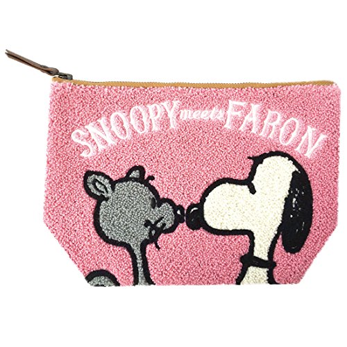 ピーナッツ サガラ刺繍 ポーチ ミーツ ファーロン SNAP1722R