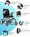 WalkFeel Heavy Duty Electric Wheelchairs for Adults - 20