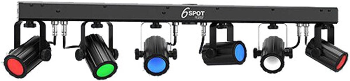 6 SPOT RGBW LED Quad-Color Lighting System