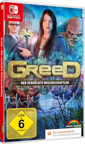 GREED - Der verrückte Wissenschaftler - Wimmelbild Spiel für Switch