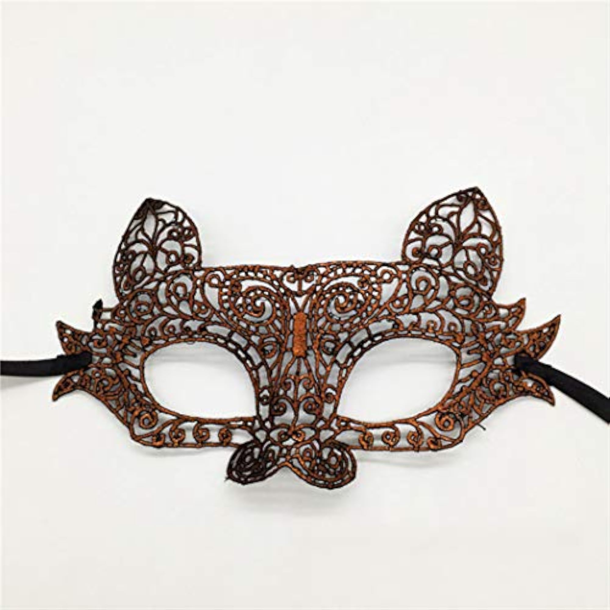 Creative Adjustable Cat Face Lace Mask for Costumes