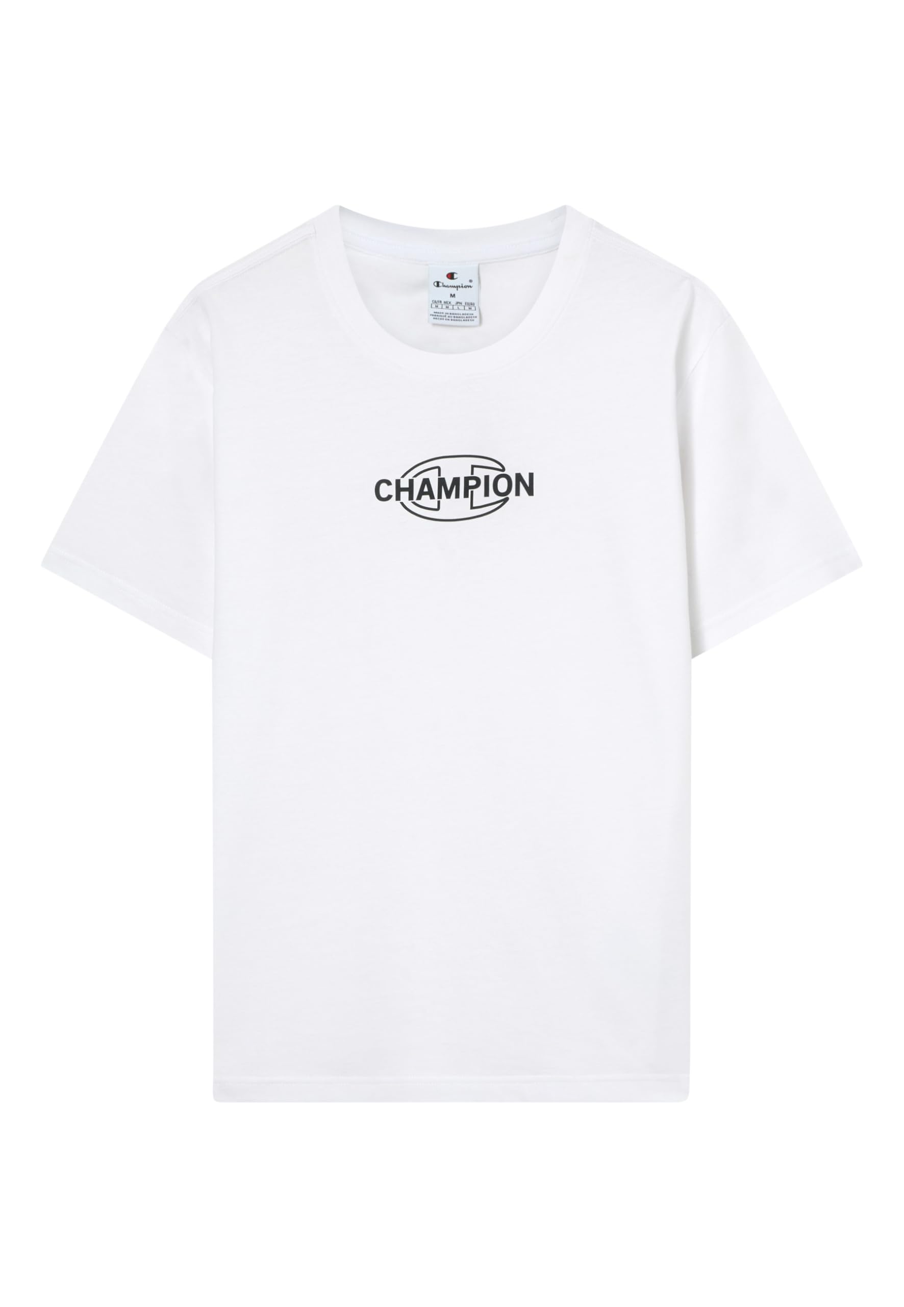 Champion Legacy - Camiseta gráfica de Cuello Redondo para Hombre, Talla L, Color Blanco, Blanco, L