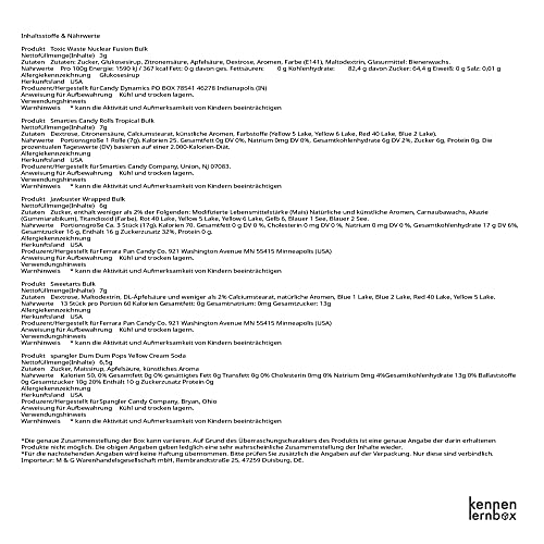 USA Mini Mix, kennismakingsdoos met 100 populaire mini-snoepjes uit Amerika, cadeau-idee voor speciale gelegenheden - Image 7