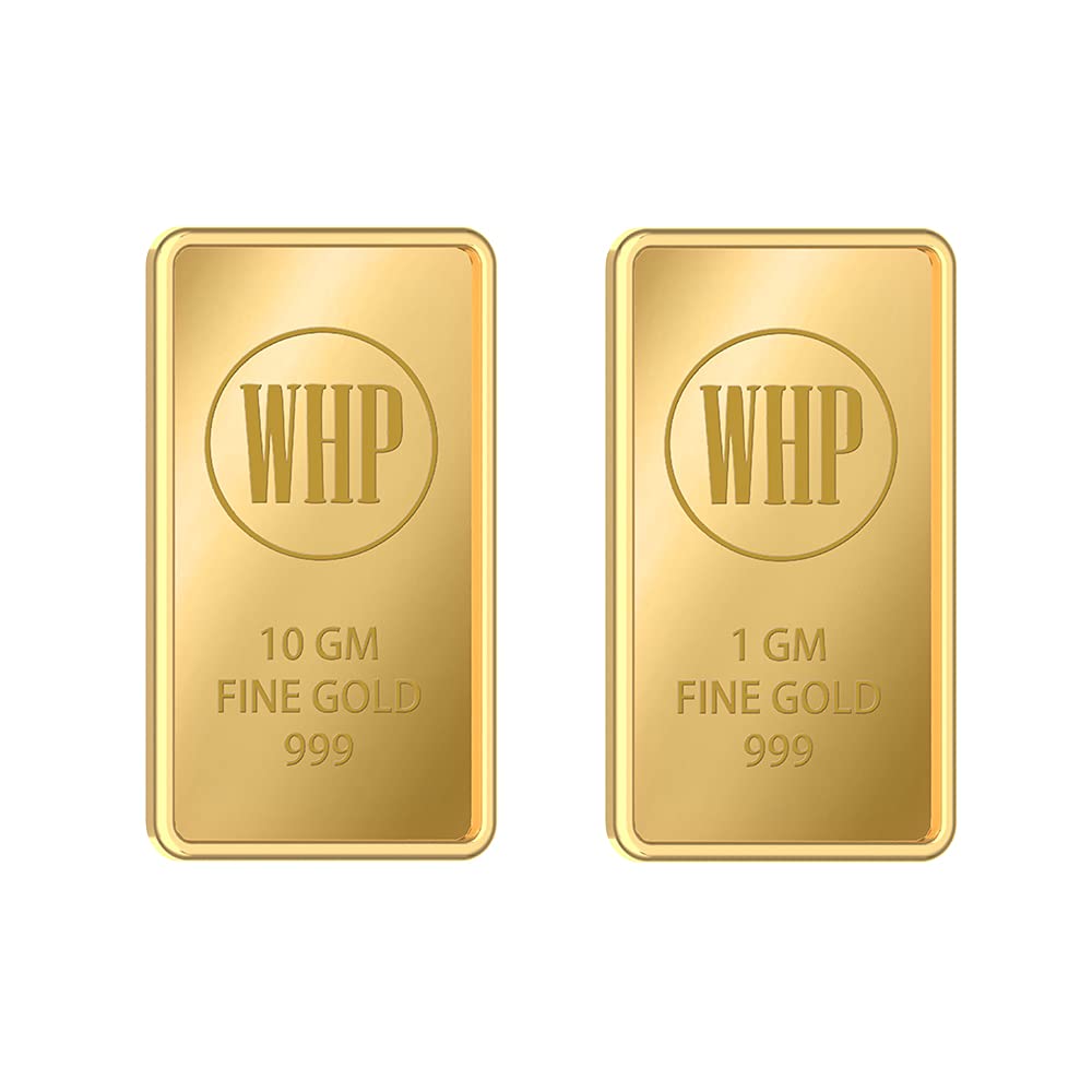 WHP Jewellers 24k (999) 11 gm Combo(10gm+1gm) Yellow Gold Bar (B09963HVS2) Amazon Price History, Amazon Price Tracker