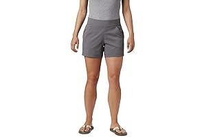 Columbia Anytime Casual Shorts: Everyday Comfort for Women in Gray