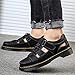 Veslexth Men Business Working Office Sandals Man Summer Breathable Synthetic Leather Walking Casual Oxfords Male Cocktail Party Fashion Dress Formal Shoes Black, 10.24
