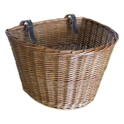 Traditional Handmade Wicker Bicycle Basket Cover