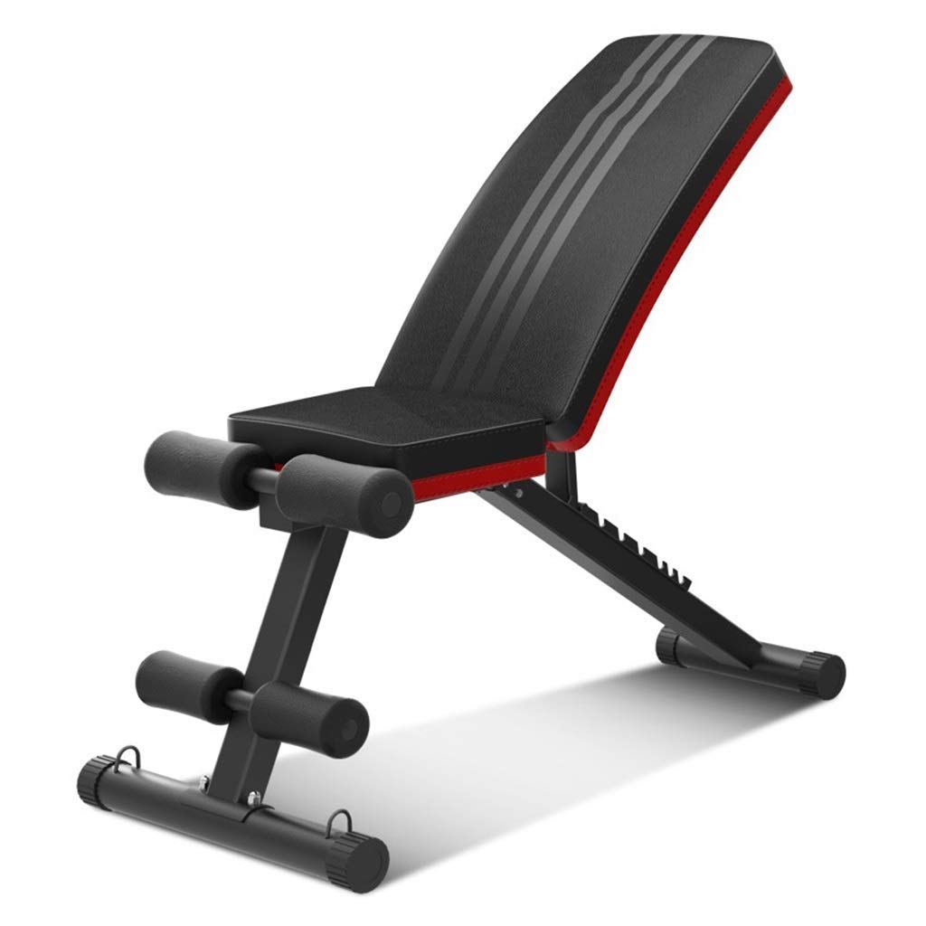 Banco Multifuncional para Abdominales Banco de Mancuernas, Equipo Fitness for el hogar, Tabla Abdominal Plegable multifunción, supina Comercial, Inclinada Ajustable