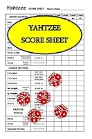 Algopix Similar Product 7 - Yahtzee Score Sheet Game Yahtzee