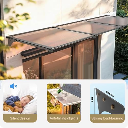 Abri de porte-fenêtre en aluminium : protégez vos poignées de porte extérieures - 3