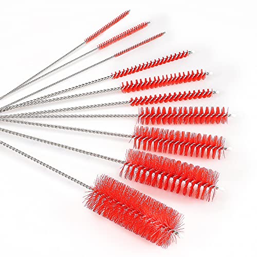 Image of CiaraQ Bottle Cleaning Brushes, 8 Inch Nylon Tube Brush Set