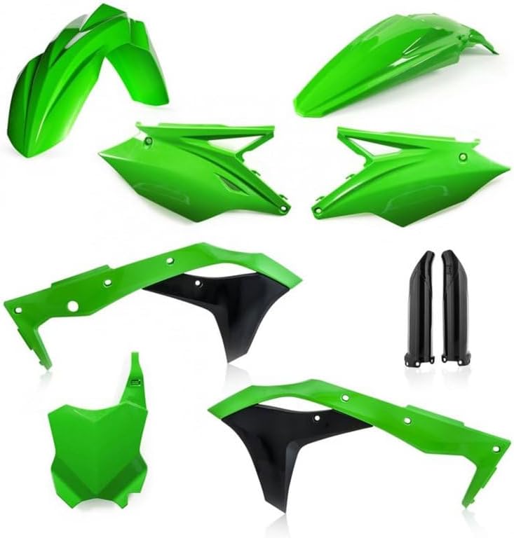 Acerbis Full Plastic Kit – Compatible with Kawasaki KX250 (19-20), KX250F (18) – ktm orange