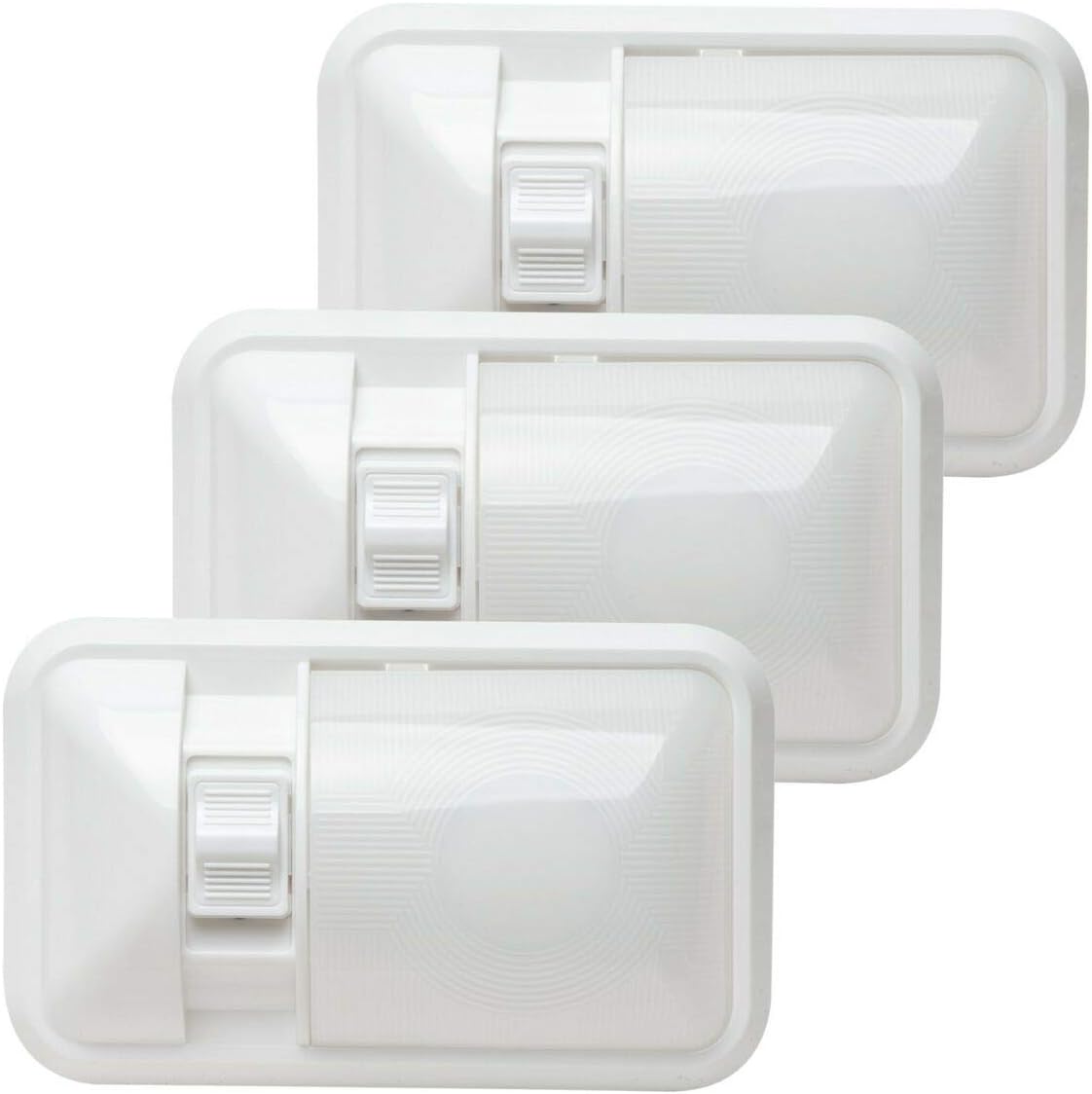 3 12V RV Interior single frosted lens Led Ceiling Light - Boat Camper Trailer