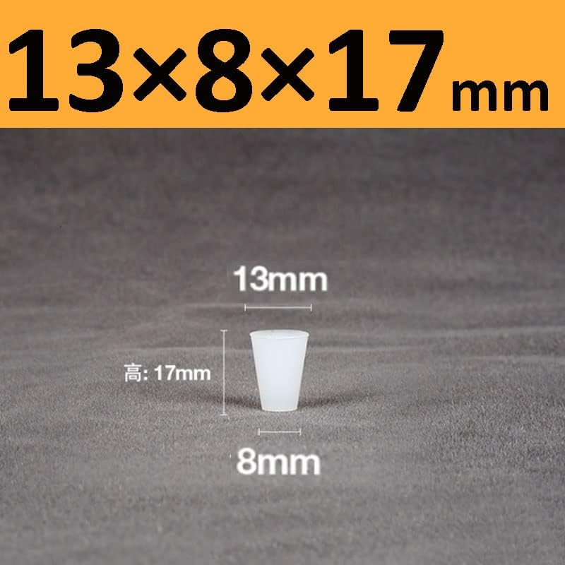 Rubber bung, 1PC White Silicone Rubber Wine Stopper Solid Plug Without Hole Food Grade Airlock Valve Brew For Fermentation Barrel Home Beer Brewing(45x35x30mm)