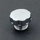 SMT-Chrome Billet Oil Fluid Reservoir Cap Compatible With 1999-2012 Suzuki Hayabusa Gsxr 1300 [B00RNIVIPI]