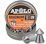 Hatsan Airgun Pellets, Pointed Tip Magnum Pellets for Small Game Hunting and Target Practice (.177 C
