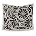 HUGANE Boho Floral Tapestry, Minimalist Abstract Flower Tapestry Wall Hanging, Retro Mid Century Modern Floral Wall Blanket Backdrop Decor for Home Bedroom Living Room, 50x60 Inch