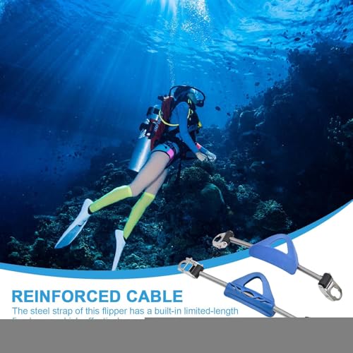 Hebillas de correa de aleta de buceo en acero inoxidable ajustable con liberacion rapida 3