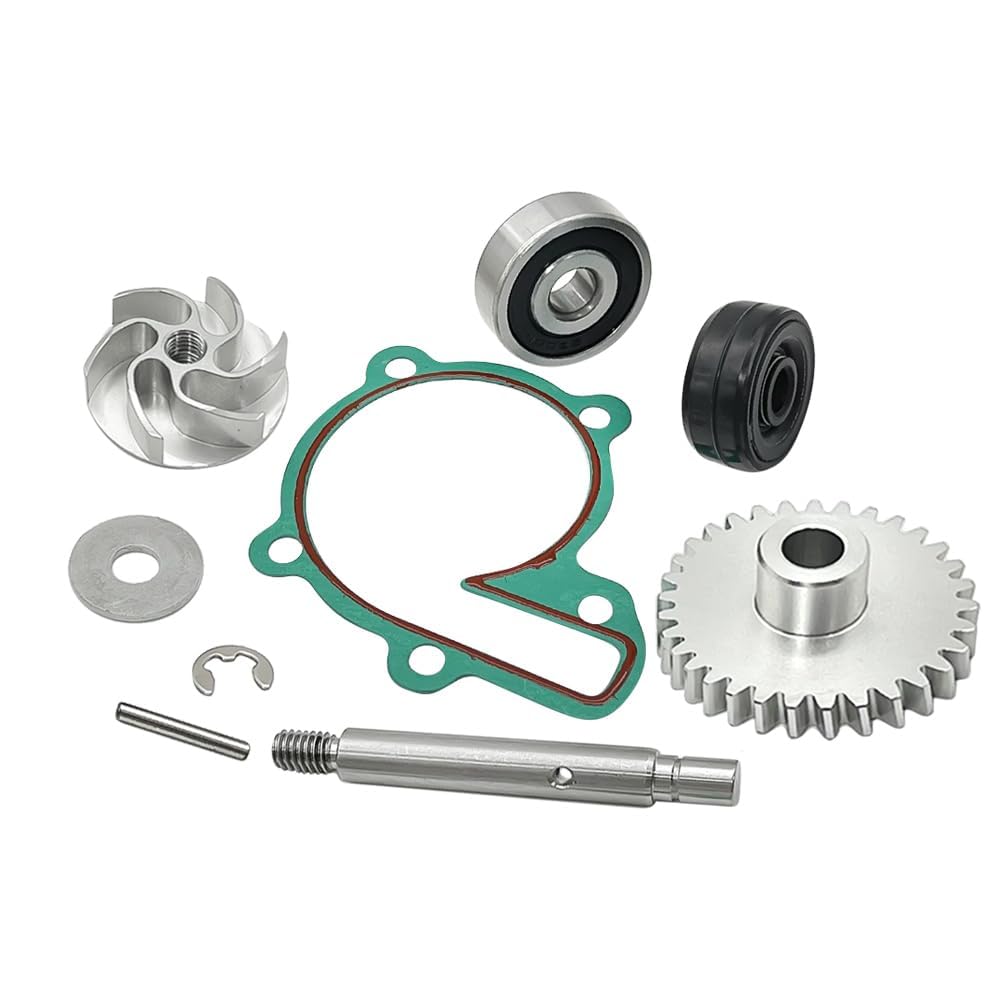 Mabutignti Kit engranaje impulsor cojinete junta de bomba de agua para Yamaha YFZ350 Banshee 350