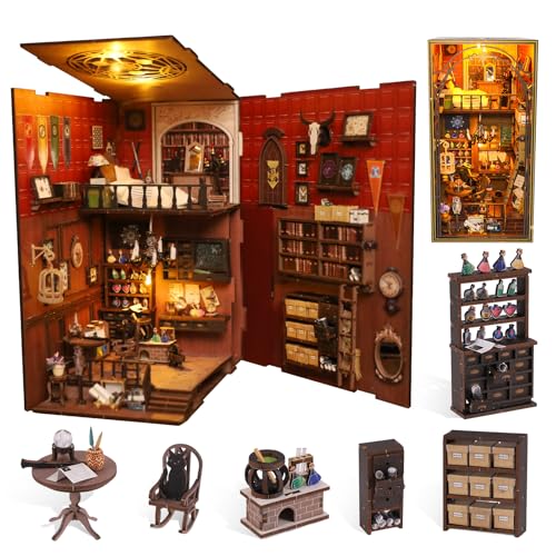 Maison de poupée en bois 3D miniature haut de gamme et son système de lumières LED
