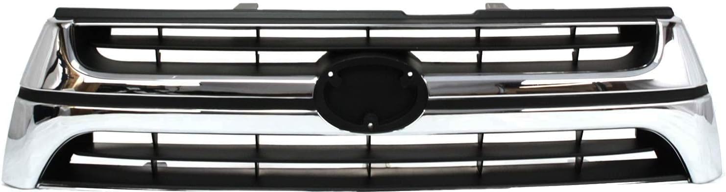 Garage-Pro Grille Assembly Compatible with 2001-2002 Toyota 4Runner Chrome Shell with Primed Insert