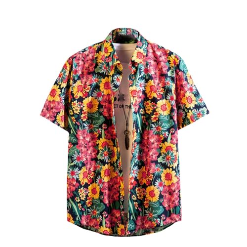 Chemise à fleurs homme pour un look d'été décontracté et ample