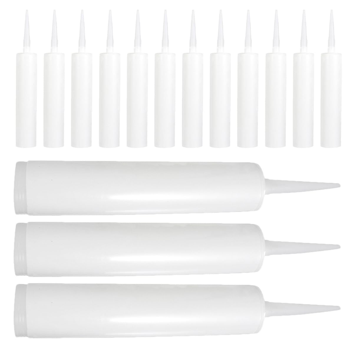LIFKOME 15 Piezas Tubo de Sellador Vacío Reutilizable de Compatible Reparar Grietas Cocina y Ergonómico Usar